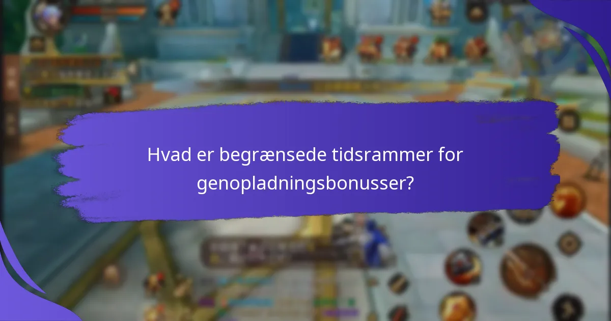 Hvorfor er hast og særlige begivenheder vigtige for genopladningsbonusser?