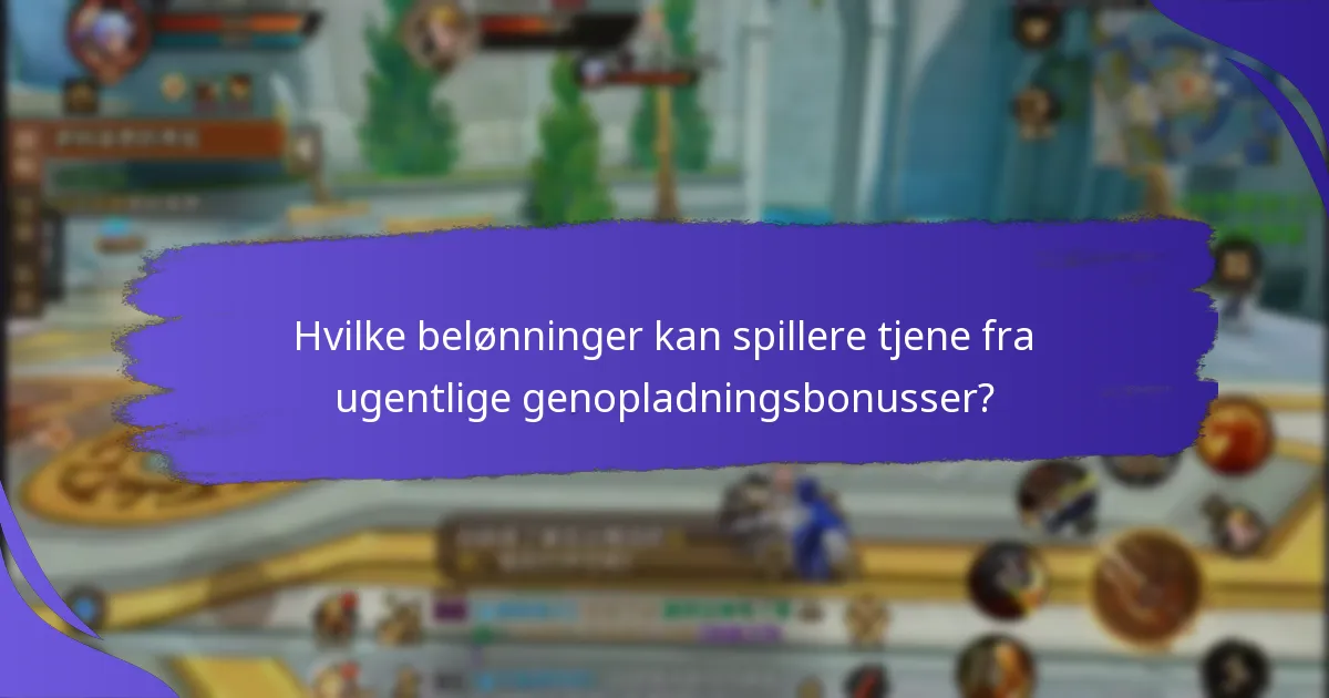 Hvad er trinene for at deltage i ugentlige genopladningsbonusser?