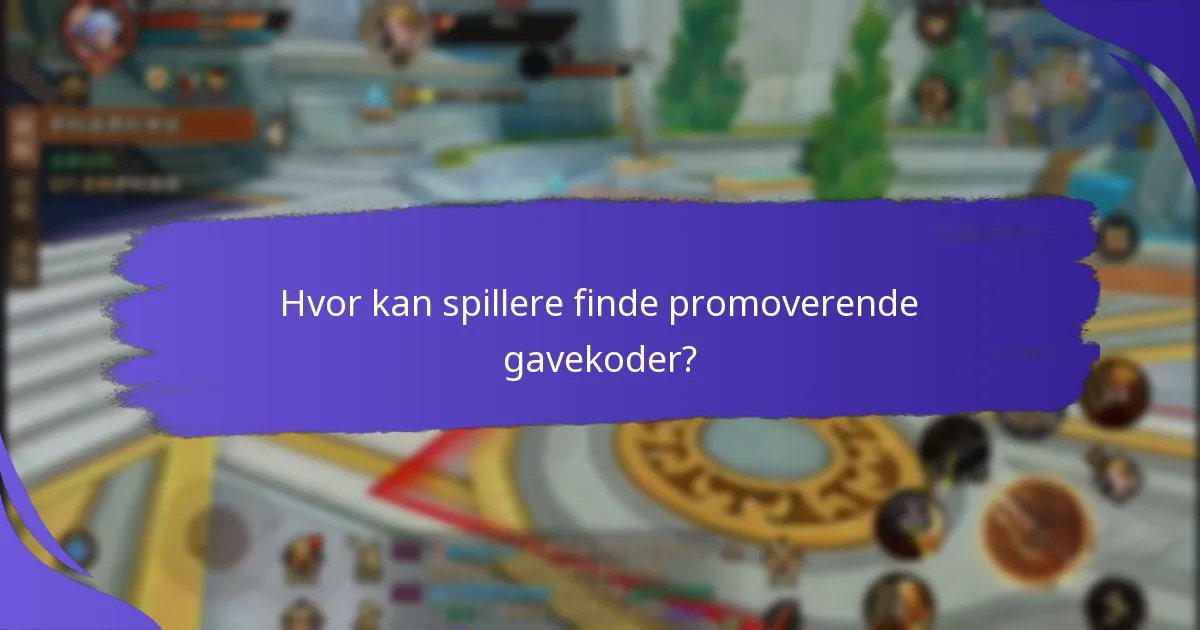 Hvor kan spillere finde promoverende gavekoder?
